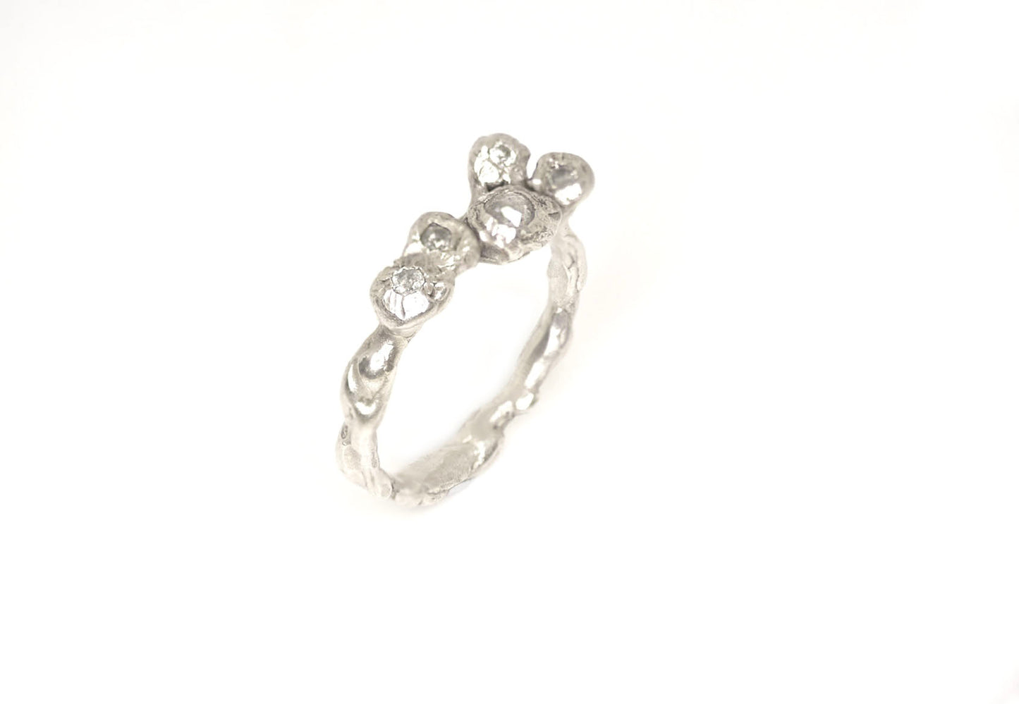 Salt and Pepper Diamond Ring. Ben Lomond Summit, Scotland.
