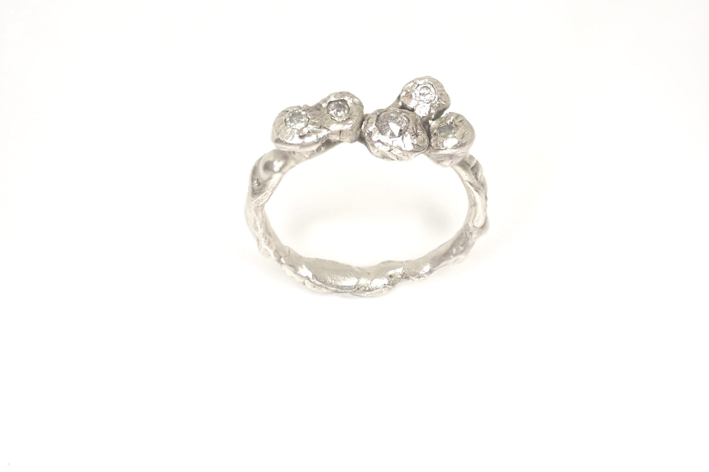 Salt and Pepper Diamond Ring. Ben Lomond Summit, Scotland.