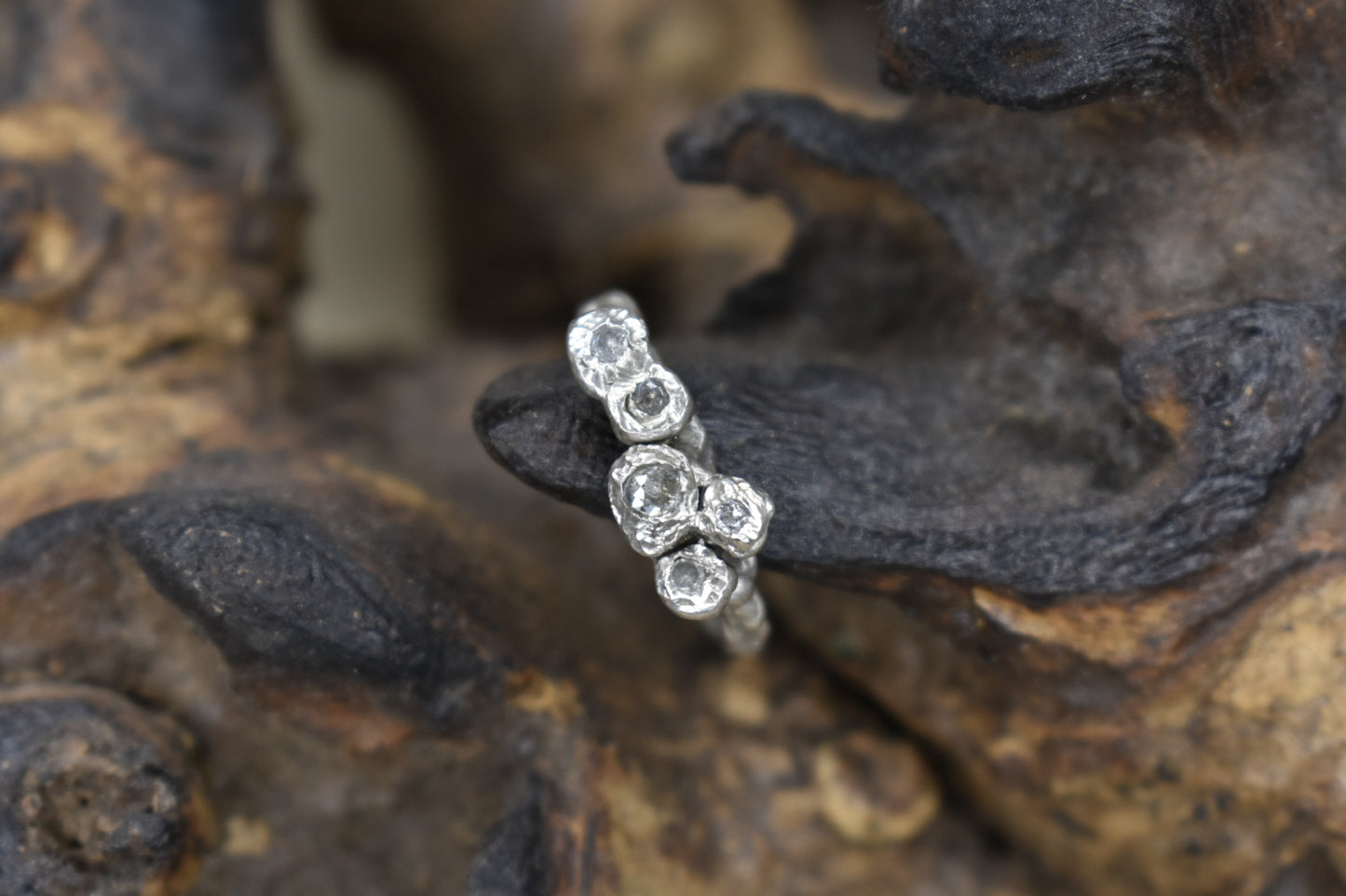 Salt and Pepper Diamond Ring. Ben Lomond Summit, Scotland.