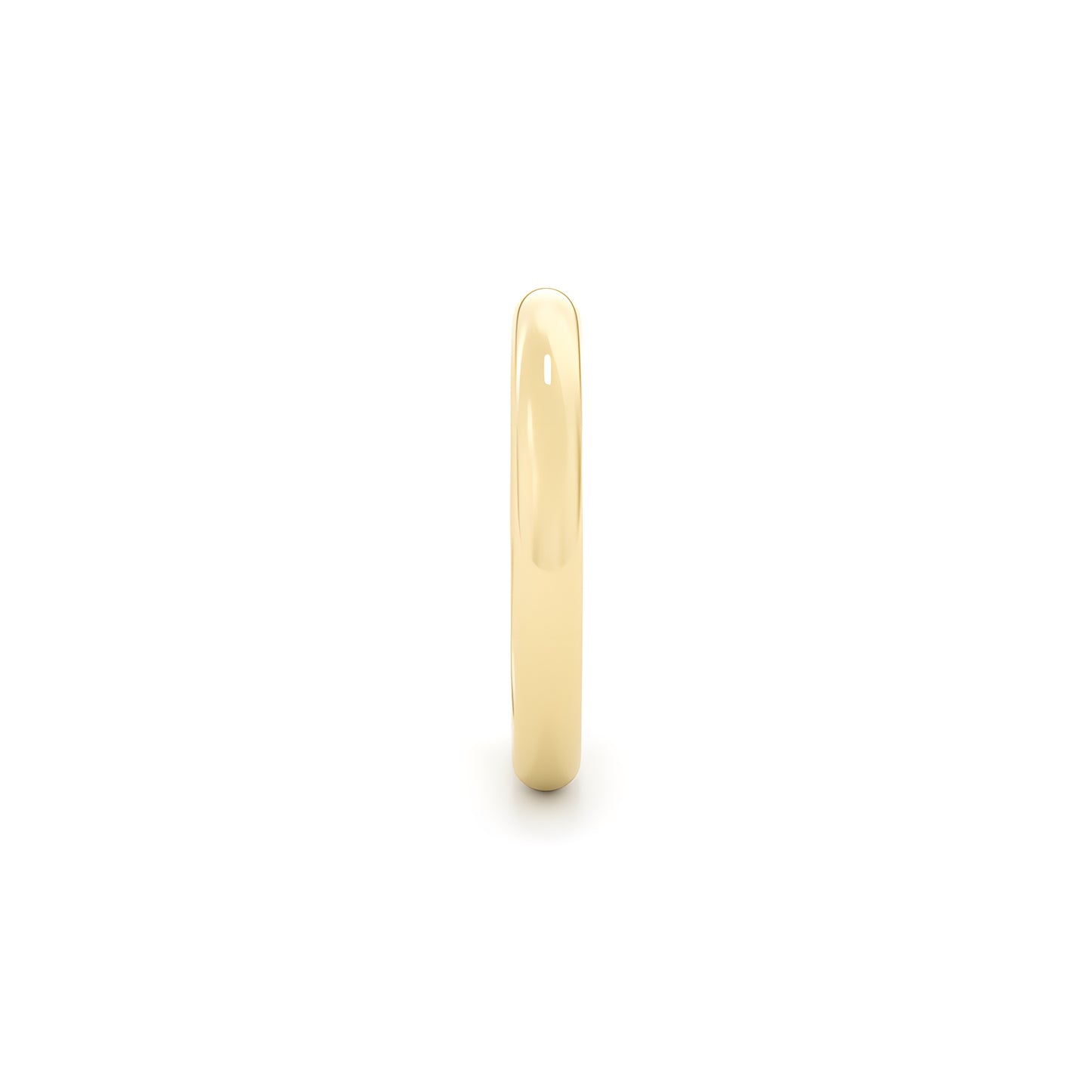 Gold wedding ring made in Cornwall. 