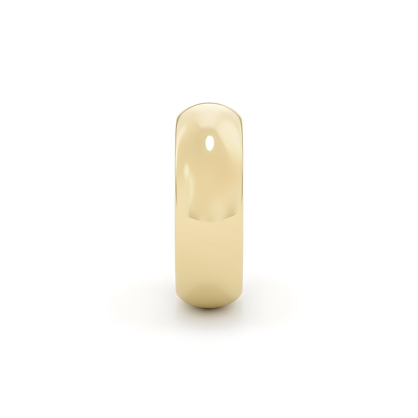 Gold wedding ring made in st Ives Cornwall. 