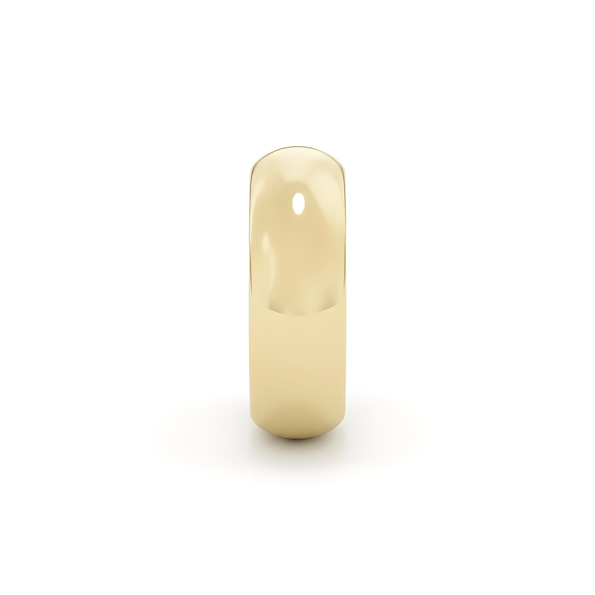 Gold wedding ring made in st Ives Cornwall. 
