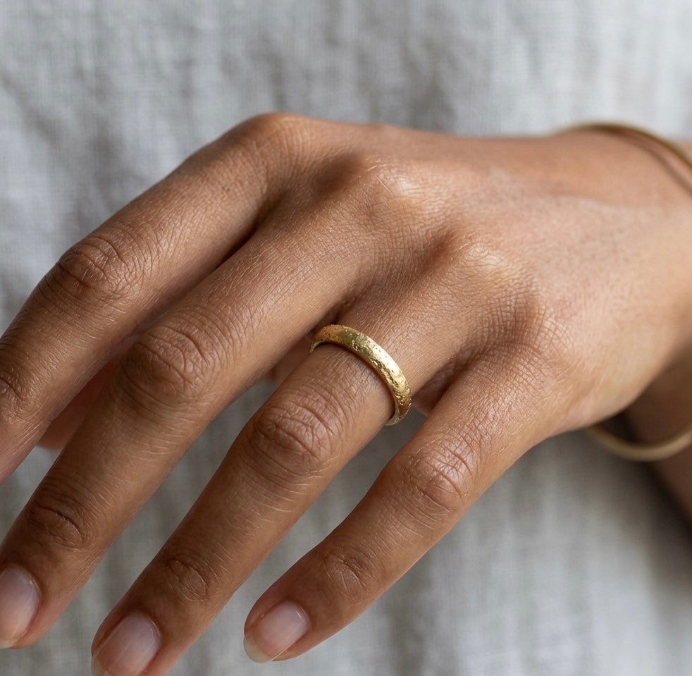 Perran Gold Ring made in St Ives | Cornwall