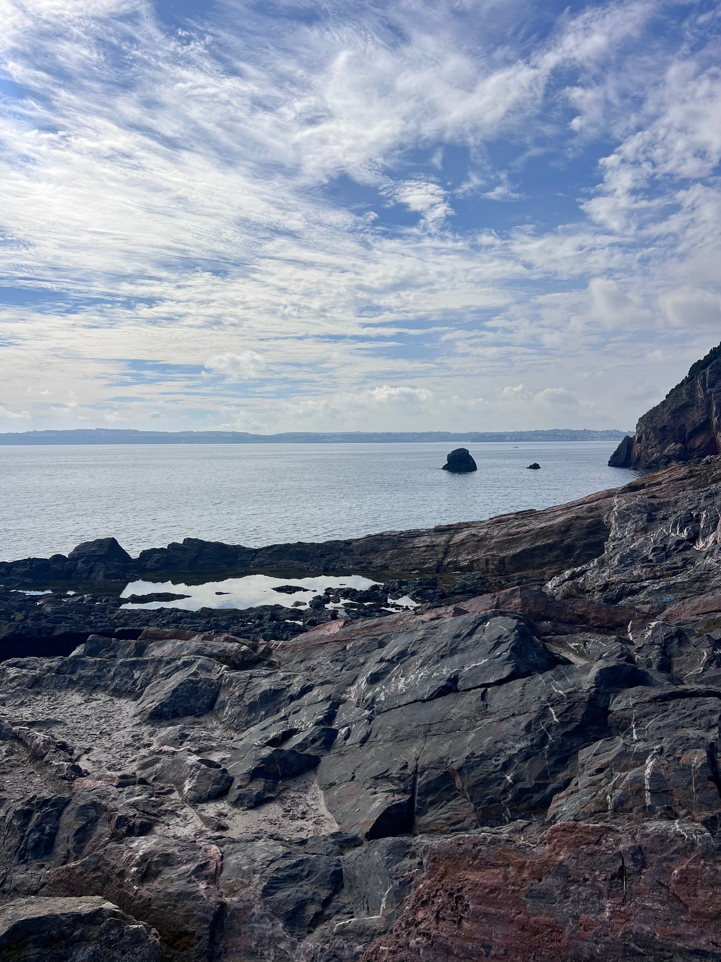 Sapphire Silver Cast Pendant - Torquay