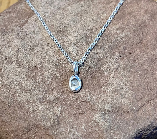 Diamond Silver Cast Pendant - Keswick Lake District