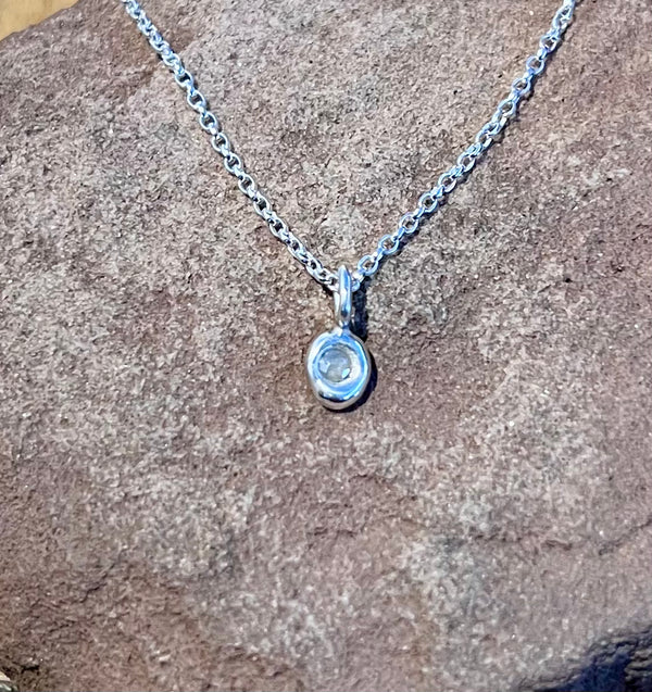 Diamond Silver Cast Pendant - Keswick Lake District