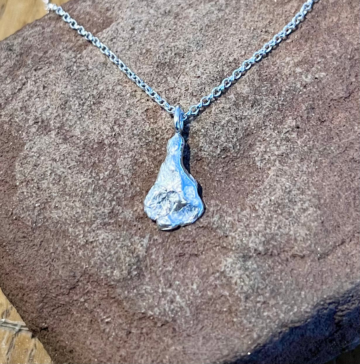 Silver Cast Pendant - Torquay