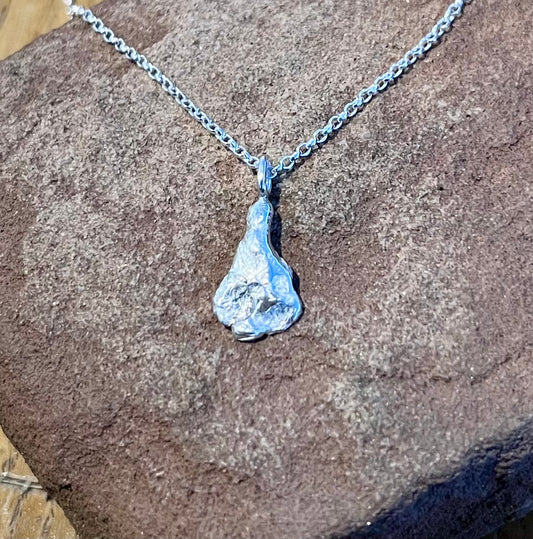 Silver Cast Pendant - Torquay