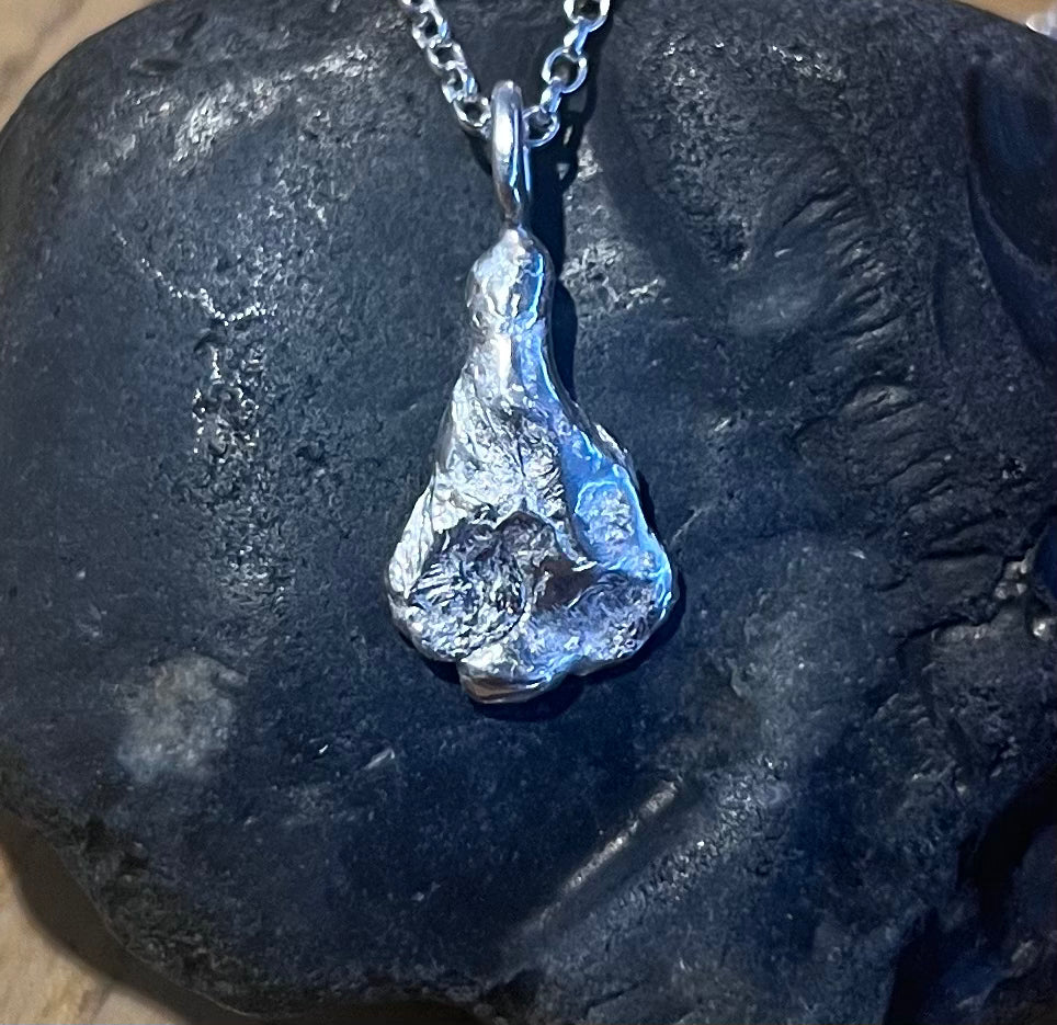 Silver Cast Pendant - Torquay