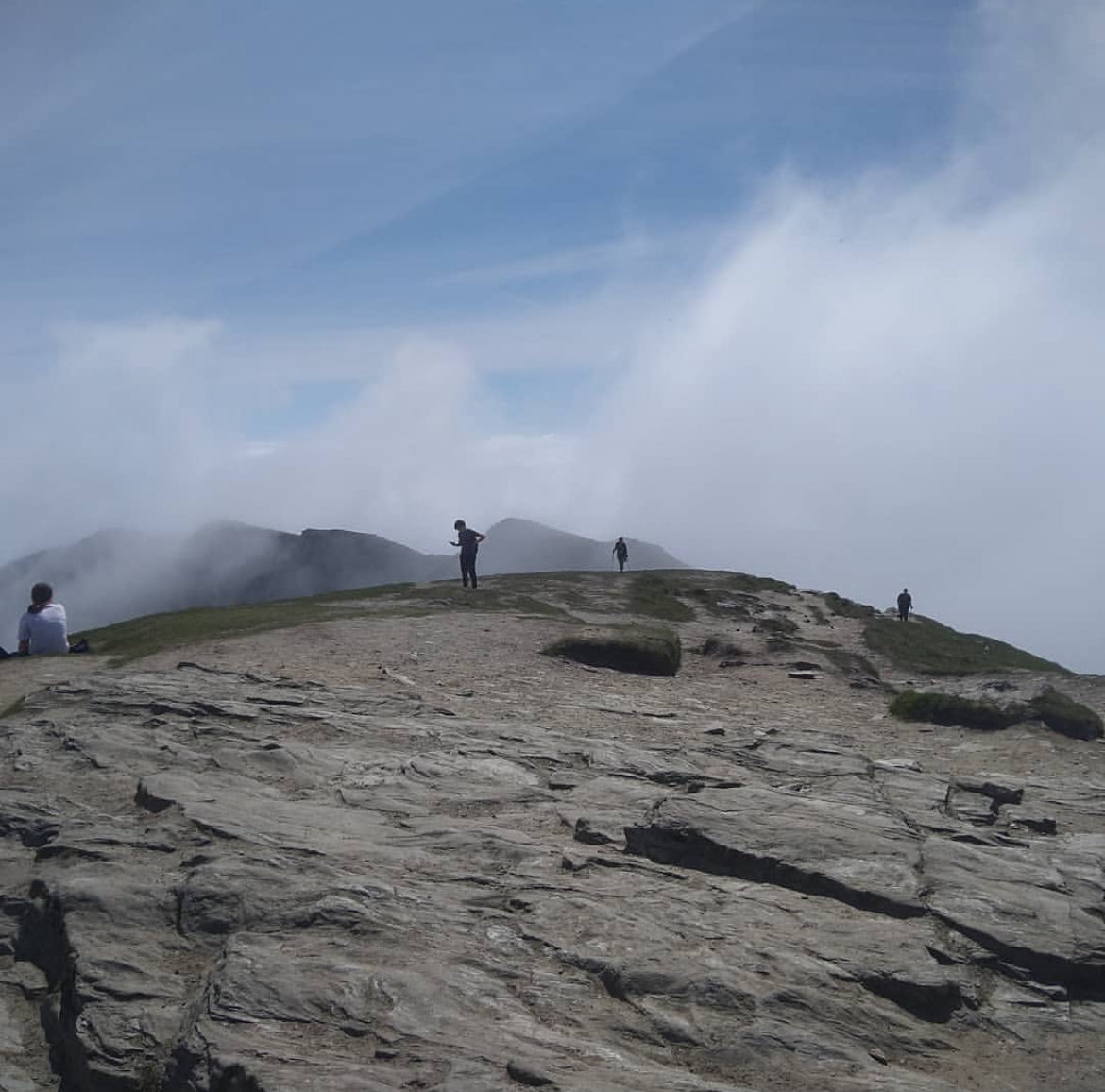 1ct Black Opal and White Diamond, Silver Pendant. Ben Lomond, The Highlands.