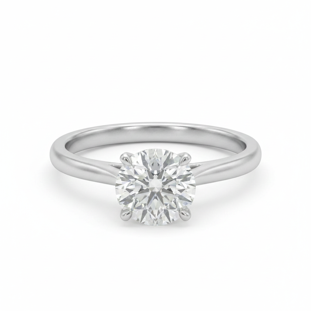 Diamond Solitaire Engagement Ring