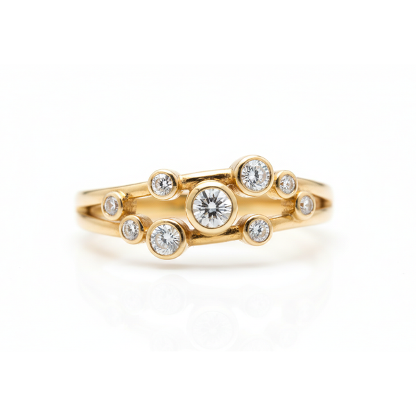 Diamond Multi Stone Ring, Edale, Peak District