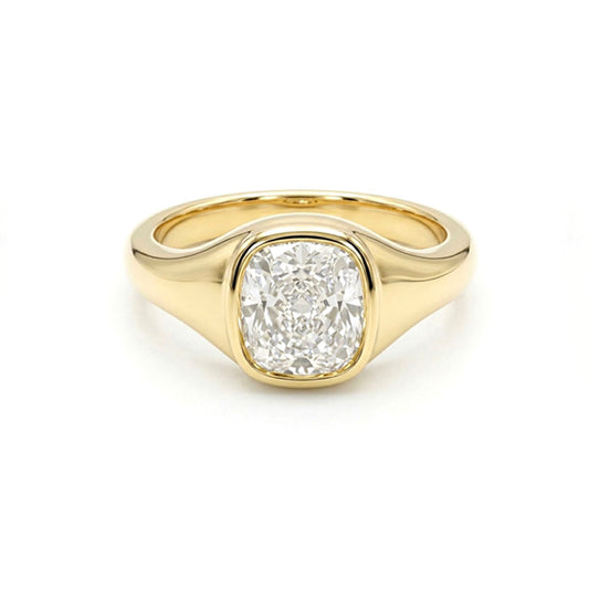 Gold diamond engagement ring part made in St Ives, Cornwall. 